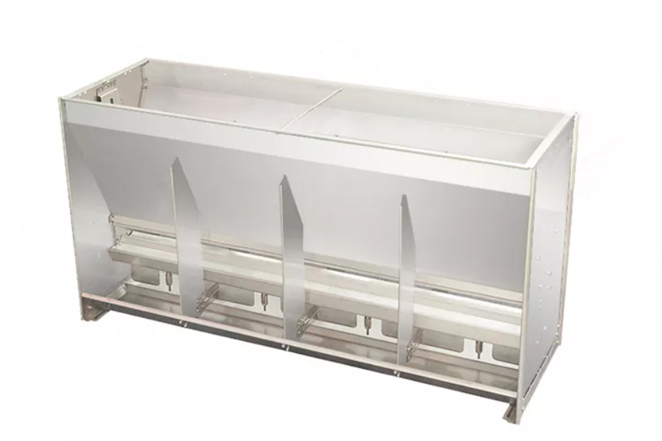 Enhance Pig Feeding Efficiency with Stainless Steel Dry Wet Feeder by Deba Brothers